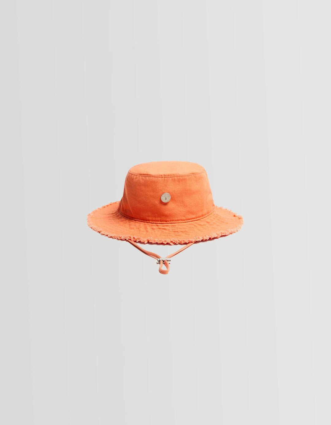 Sombrero bucket algodón efecto lavado