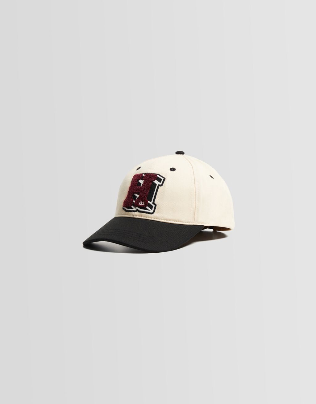 Varsity cap with patches