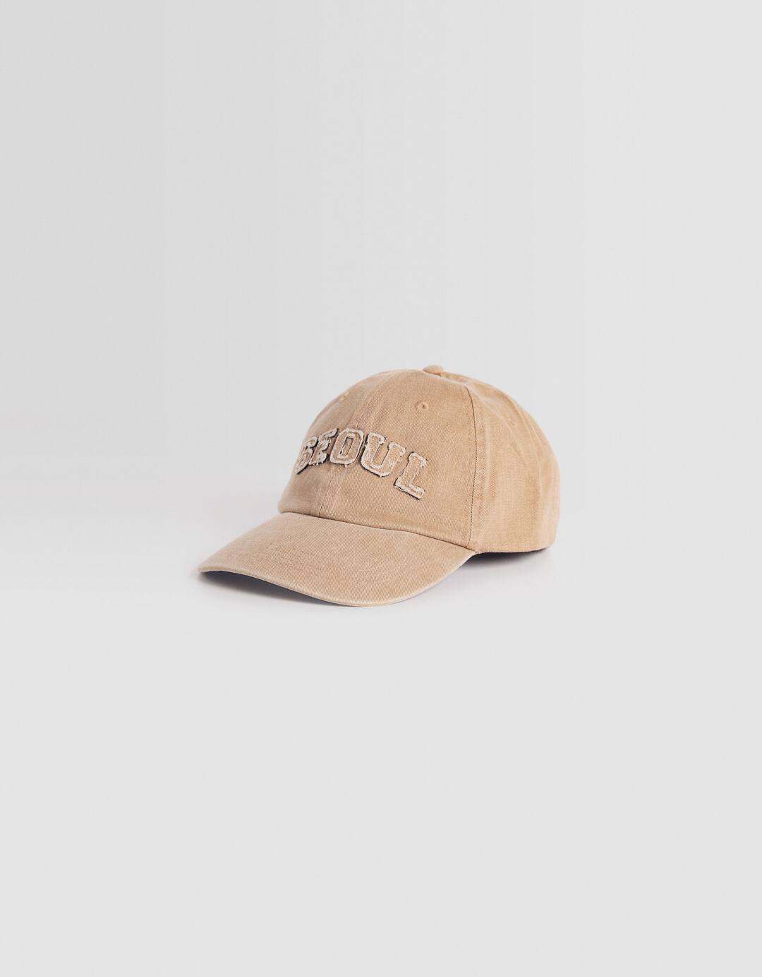 Seoul faded cap with patch