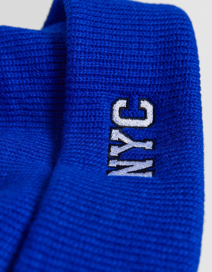 Bonnet court varsity-Bleu-1
