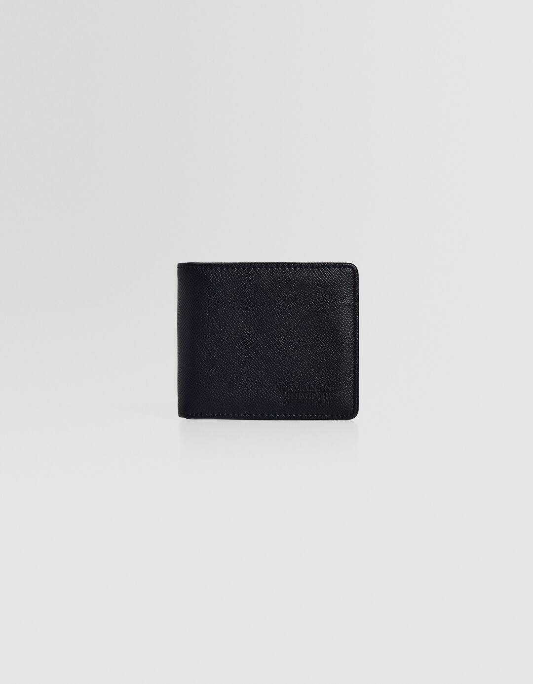 Faux leather wallet