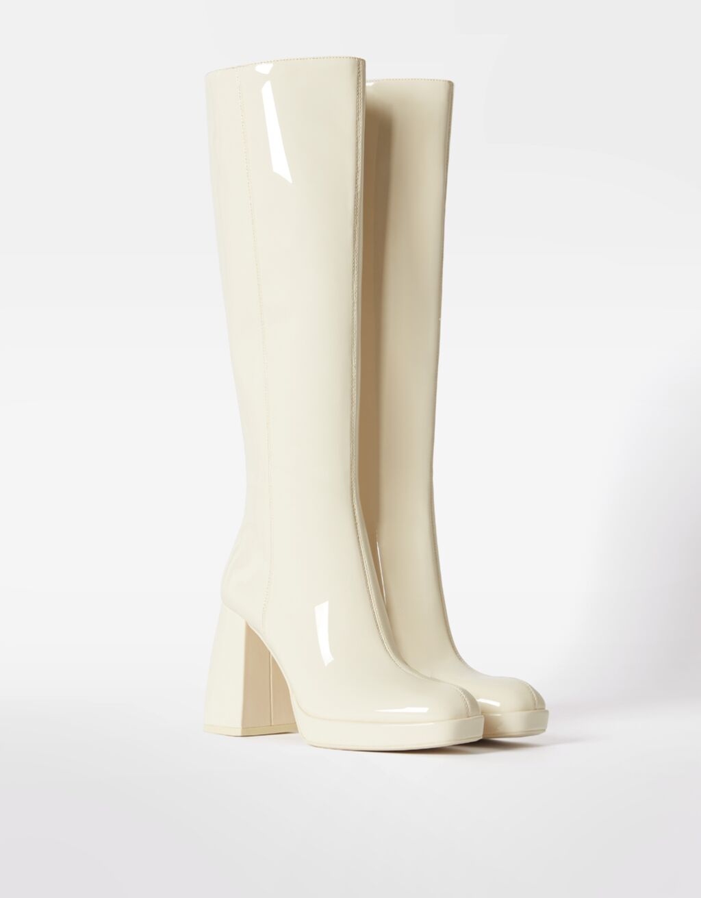 Bottes talon mini plateforme Chaussures Femme Bershka
