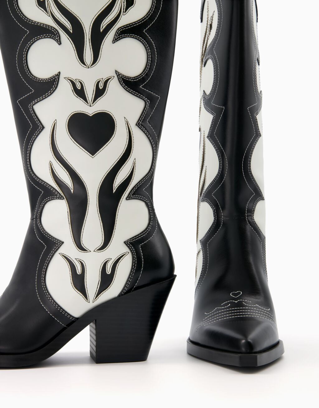 bershka thigh high boots