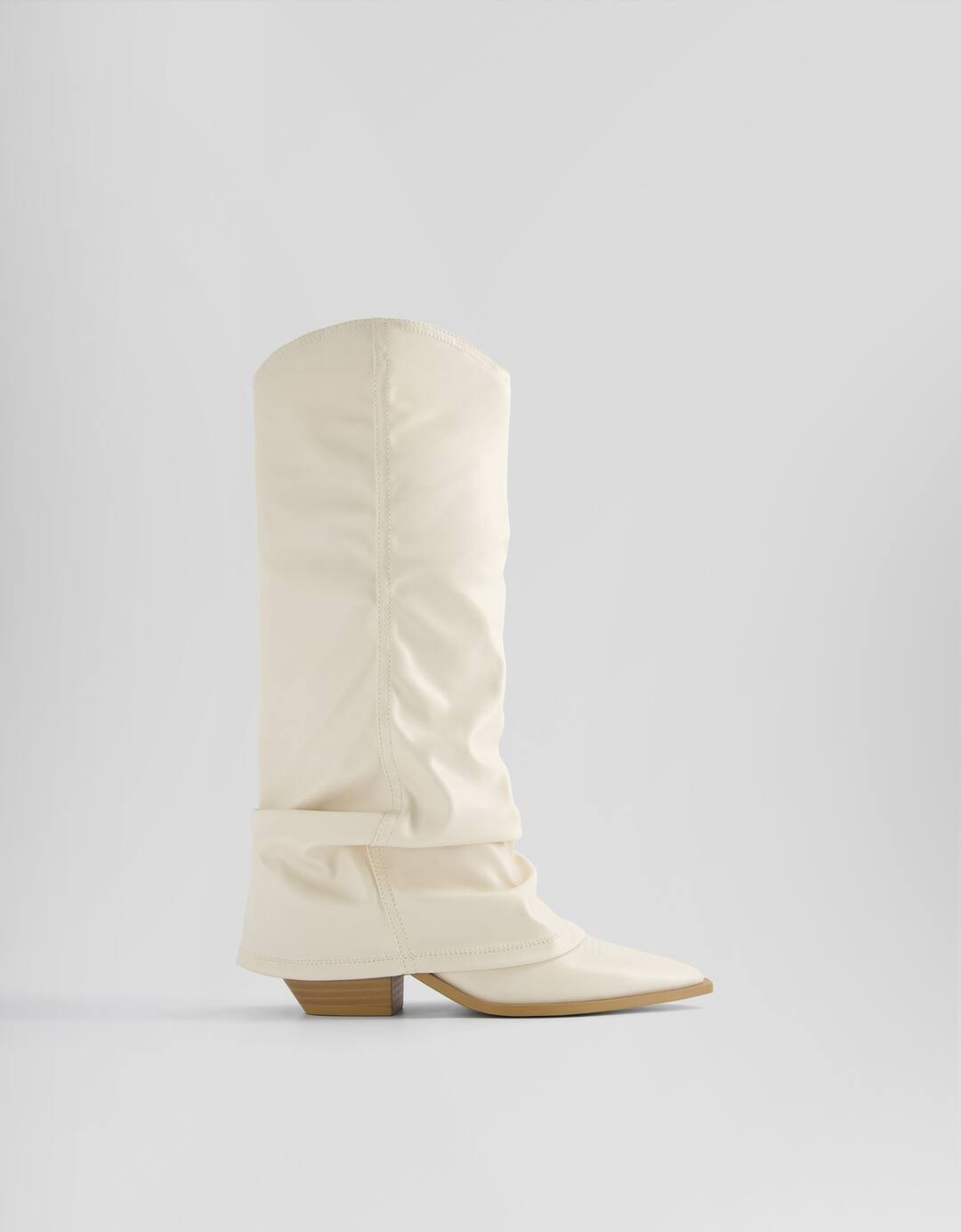 Botas tacão cowboy calças