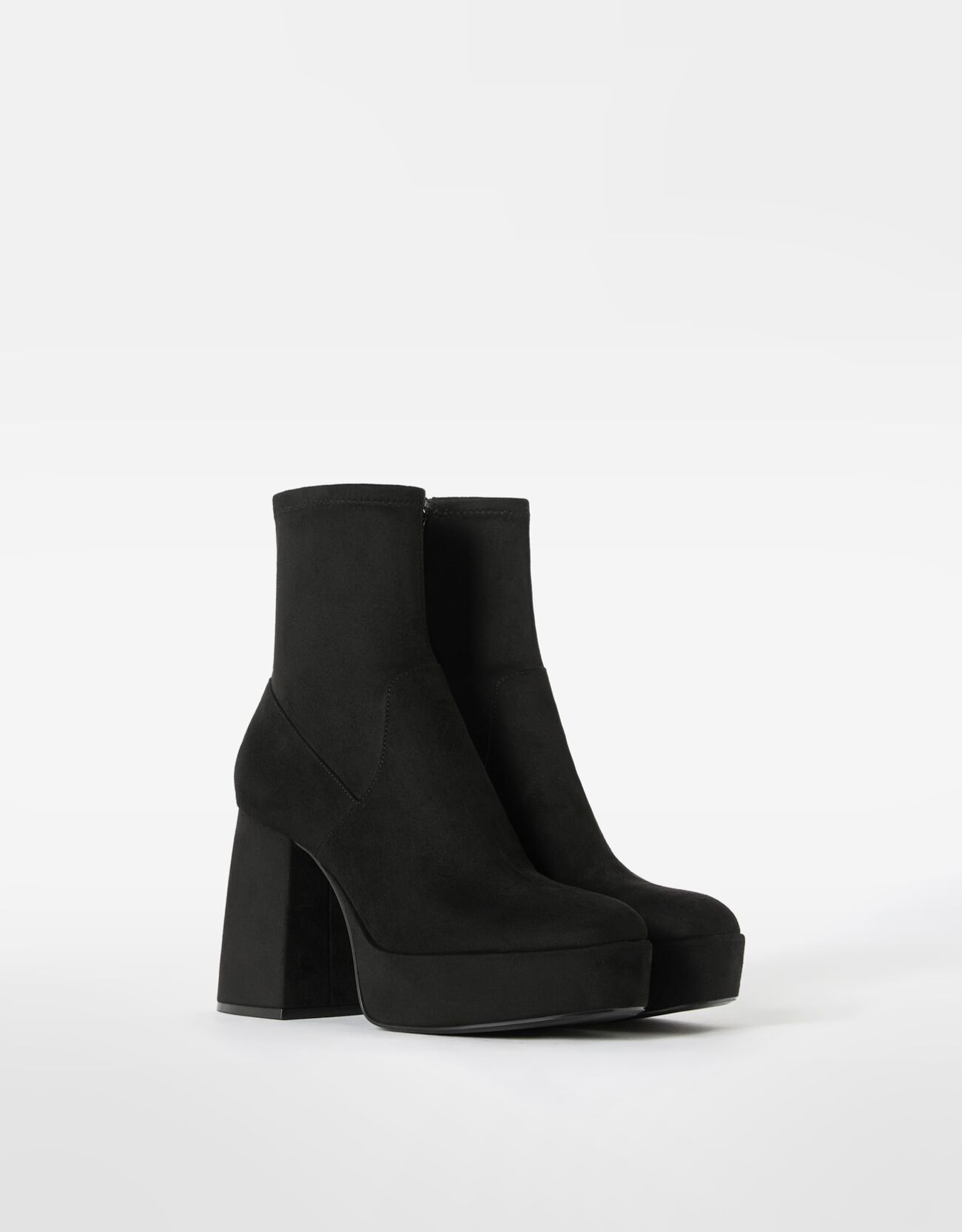 Bershka platform ankle boots cheap