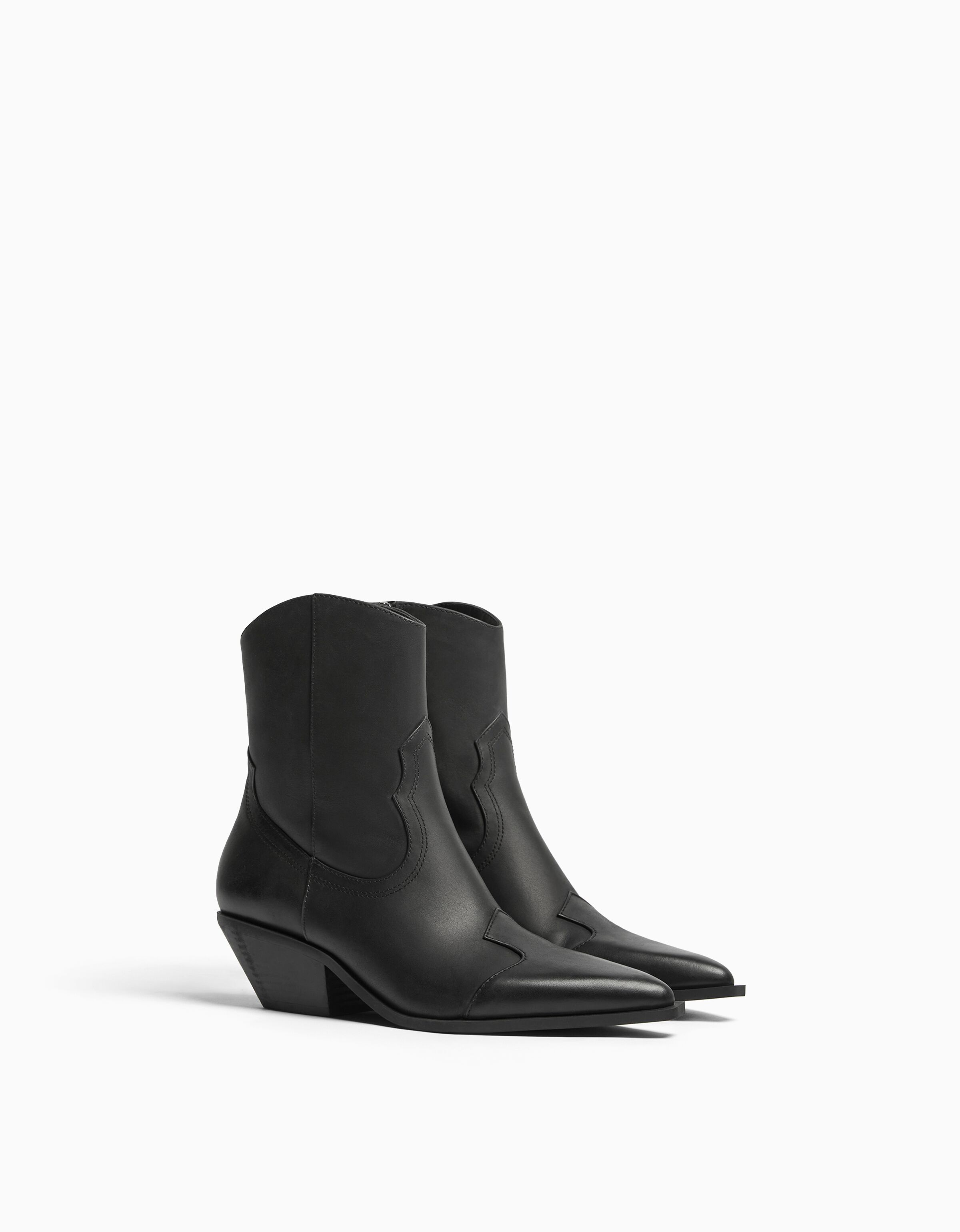 Botines tacon plataforma bershka outlet