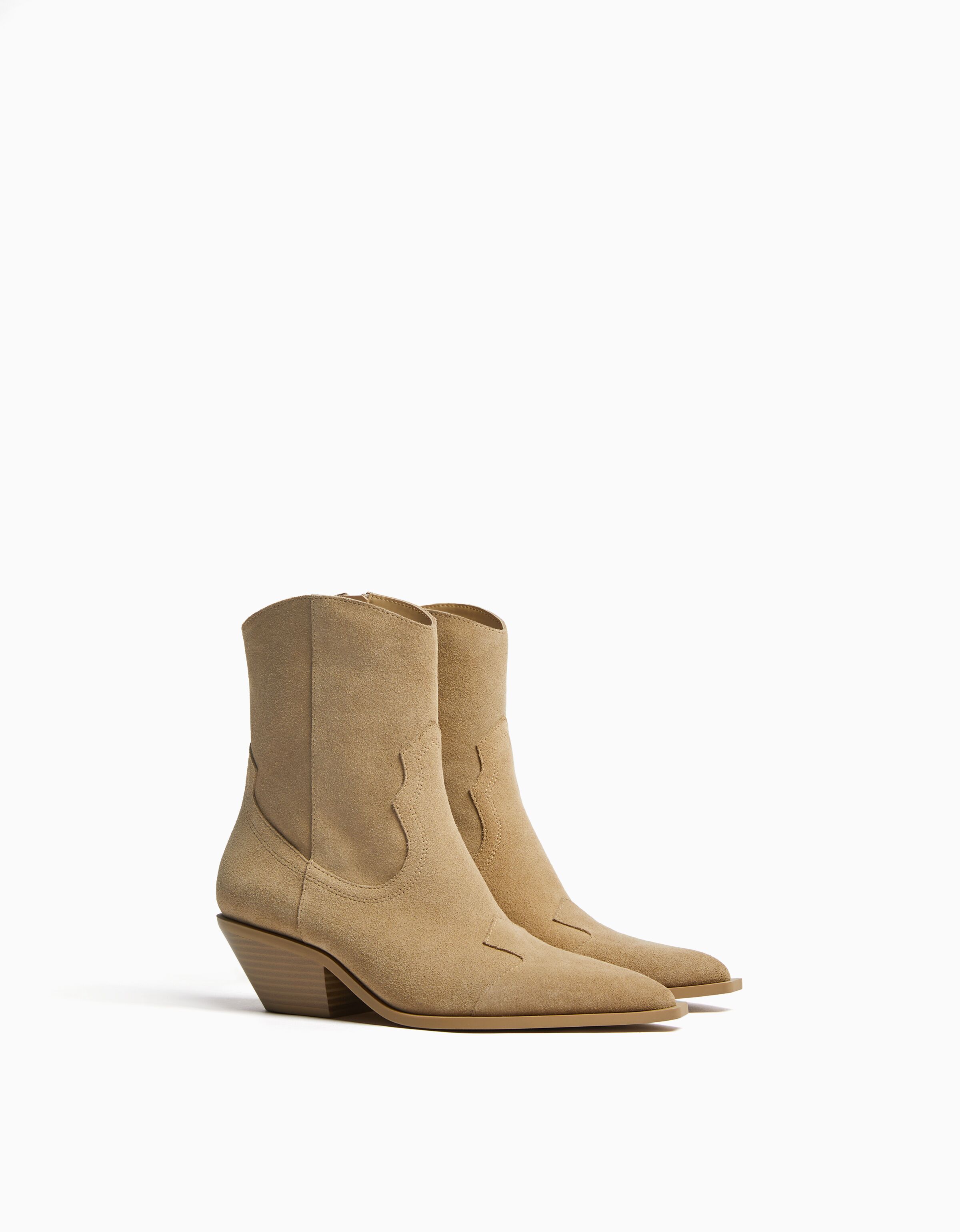 Botas cowboy 2025 bershka piel