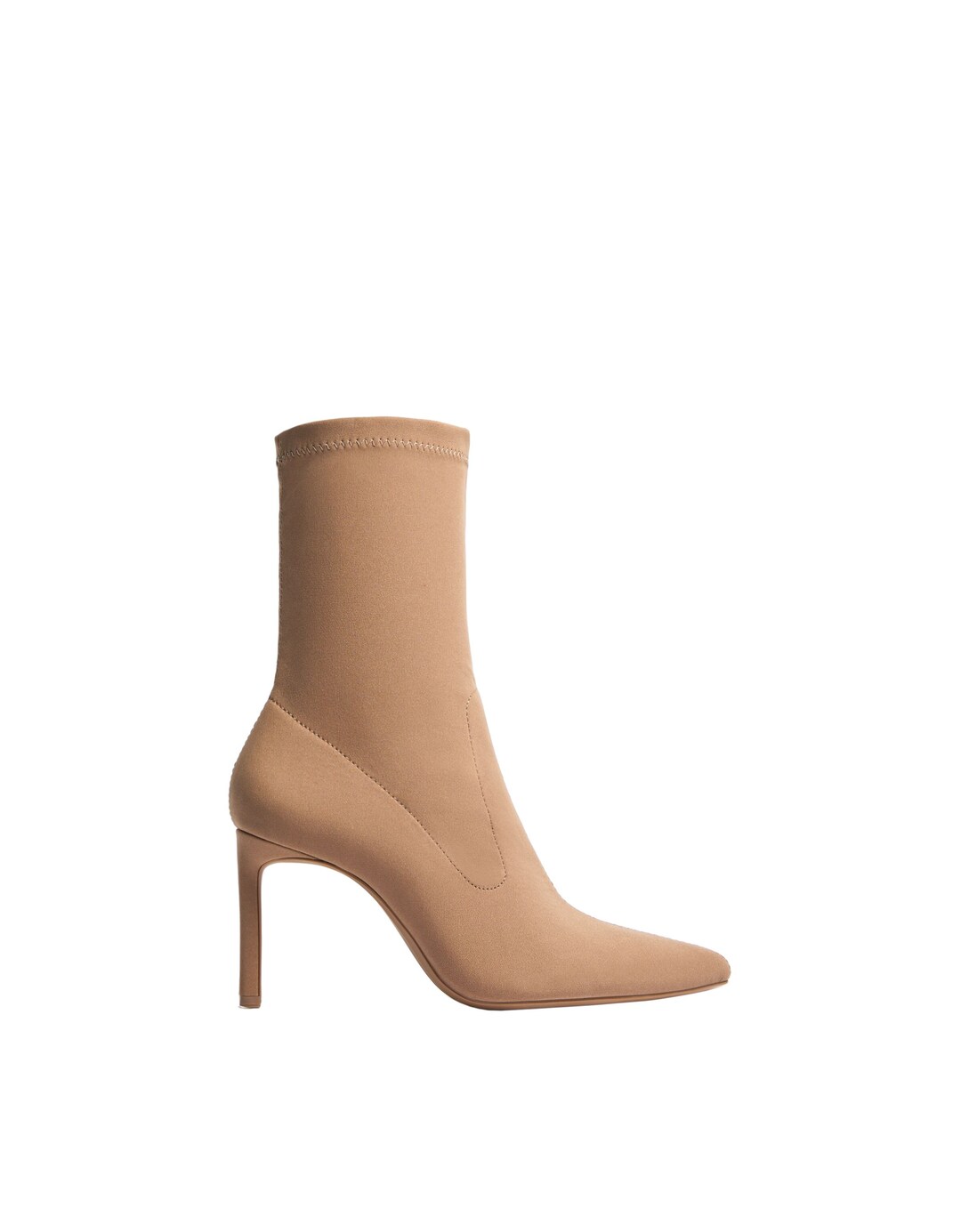 Tailored high-heel ankle boots
