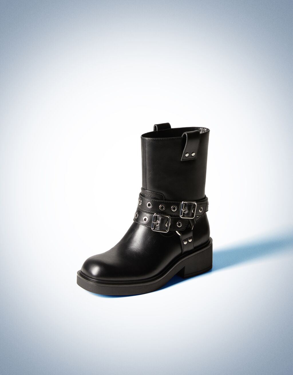 Bershka store biker boots