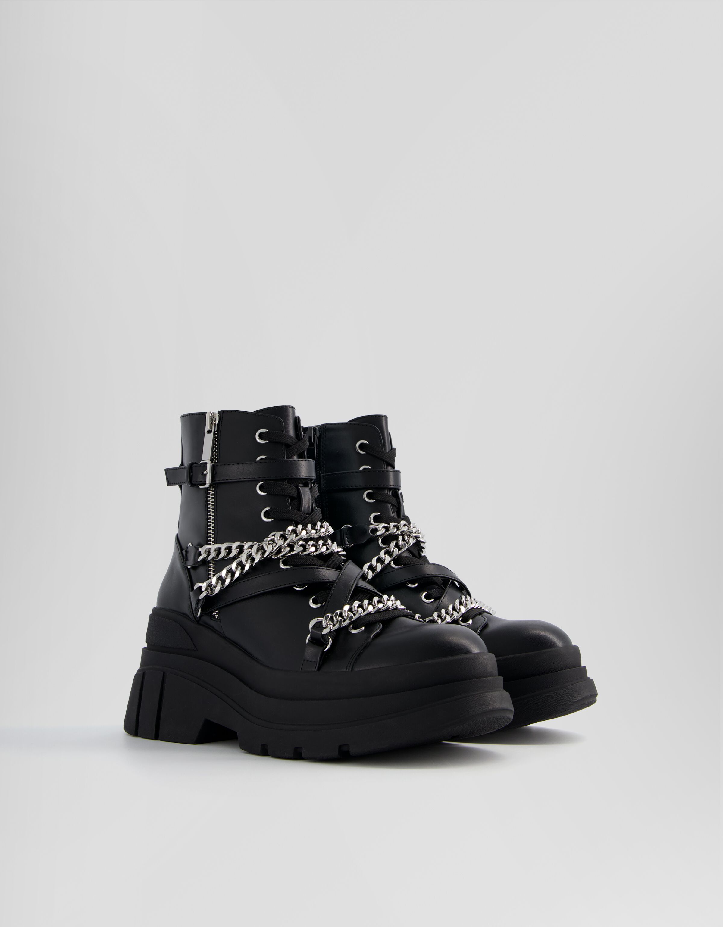 Bershka 2024 bottines noires