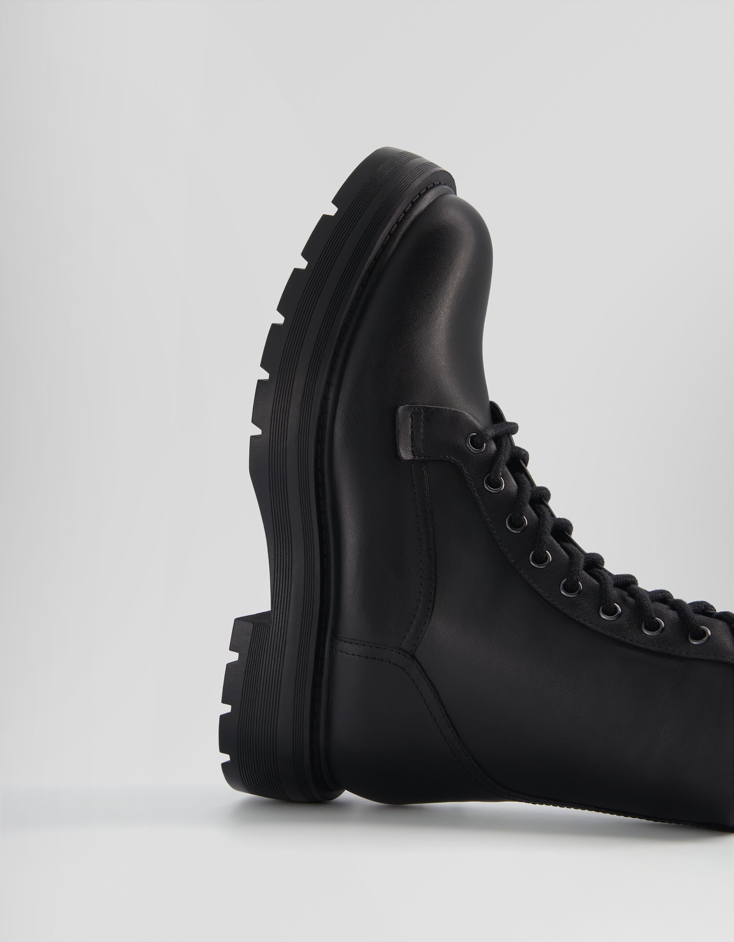 Bershka chunky store lace up boot