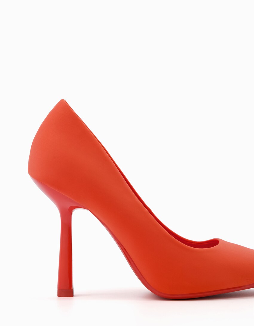 Sapato de salto alto-Vermelho-1