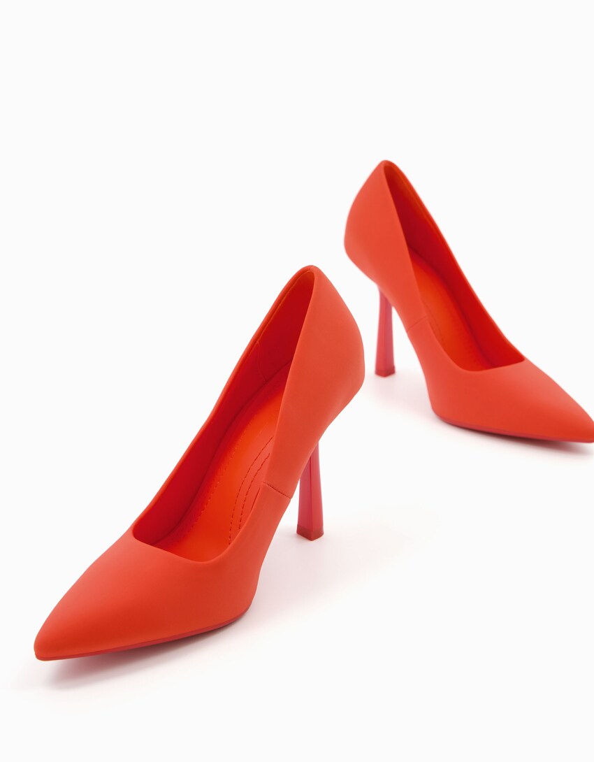 Sapato de salto alto-Vermelho-2