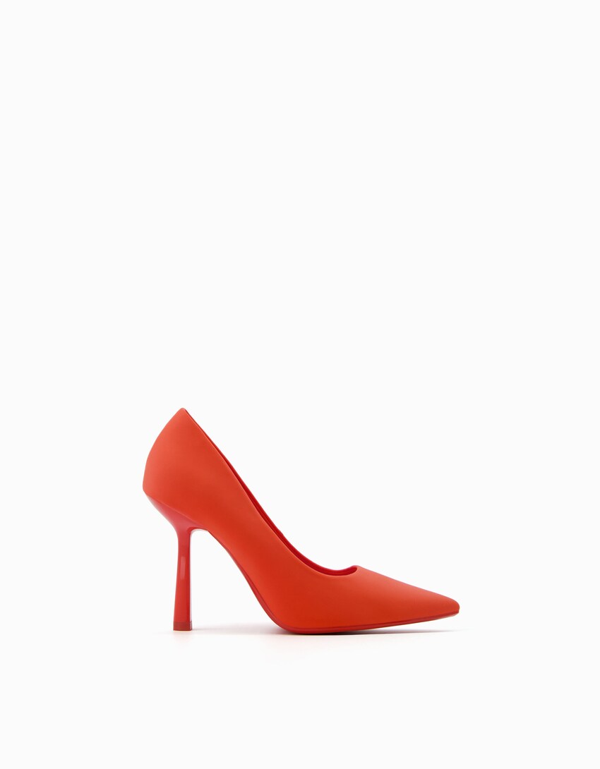 Sapato de salto alto-Vermelho-4
