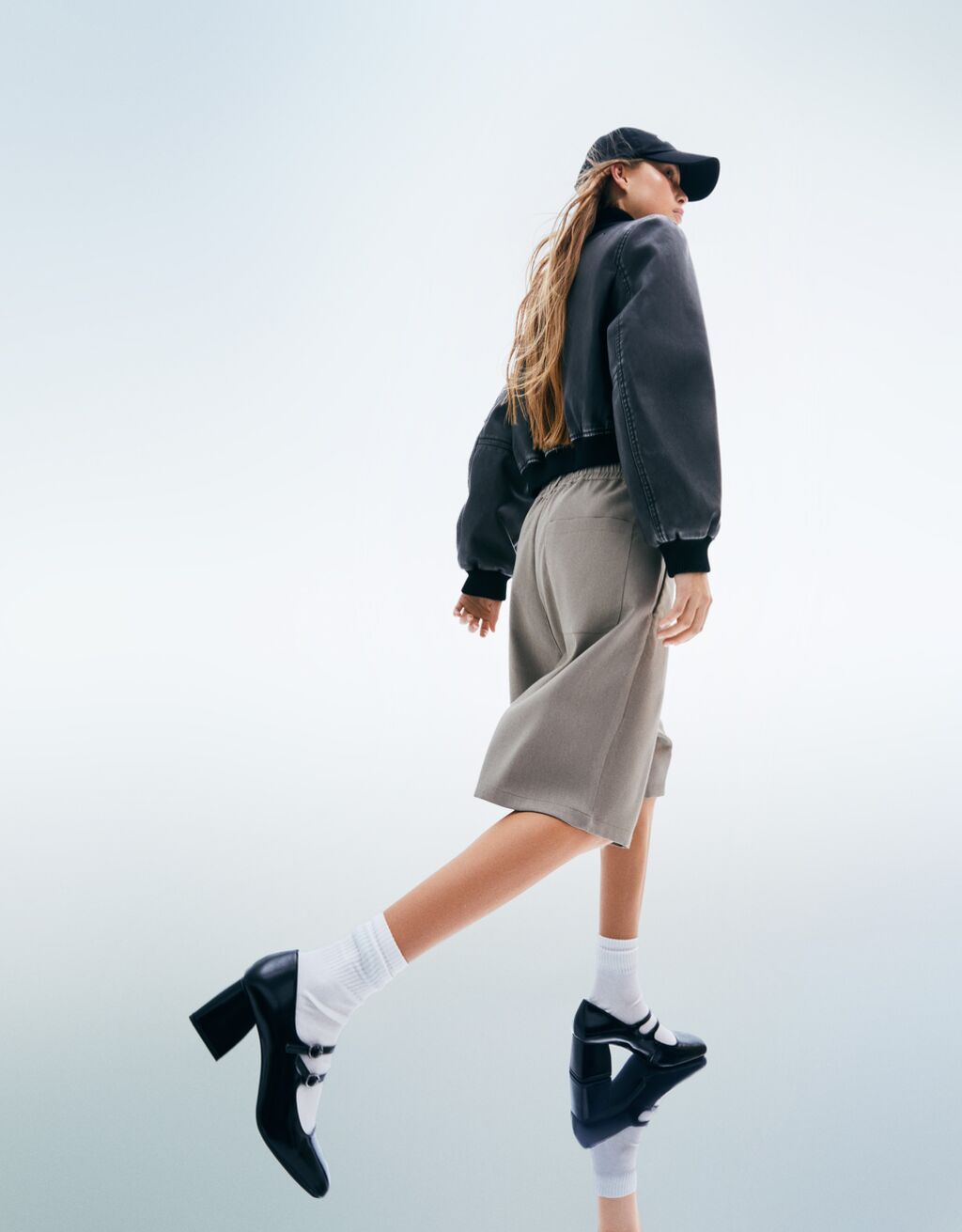 Mary Jane block heel shoes BSK Teen Bershka