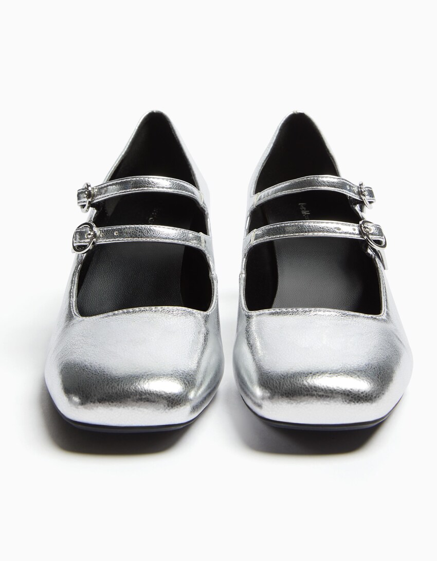 Mary Jane block heel shoes - Women | Bershka