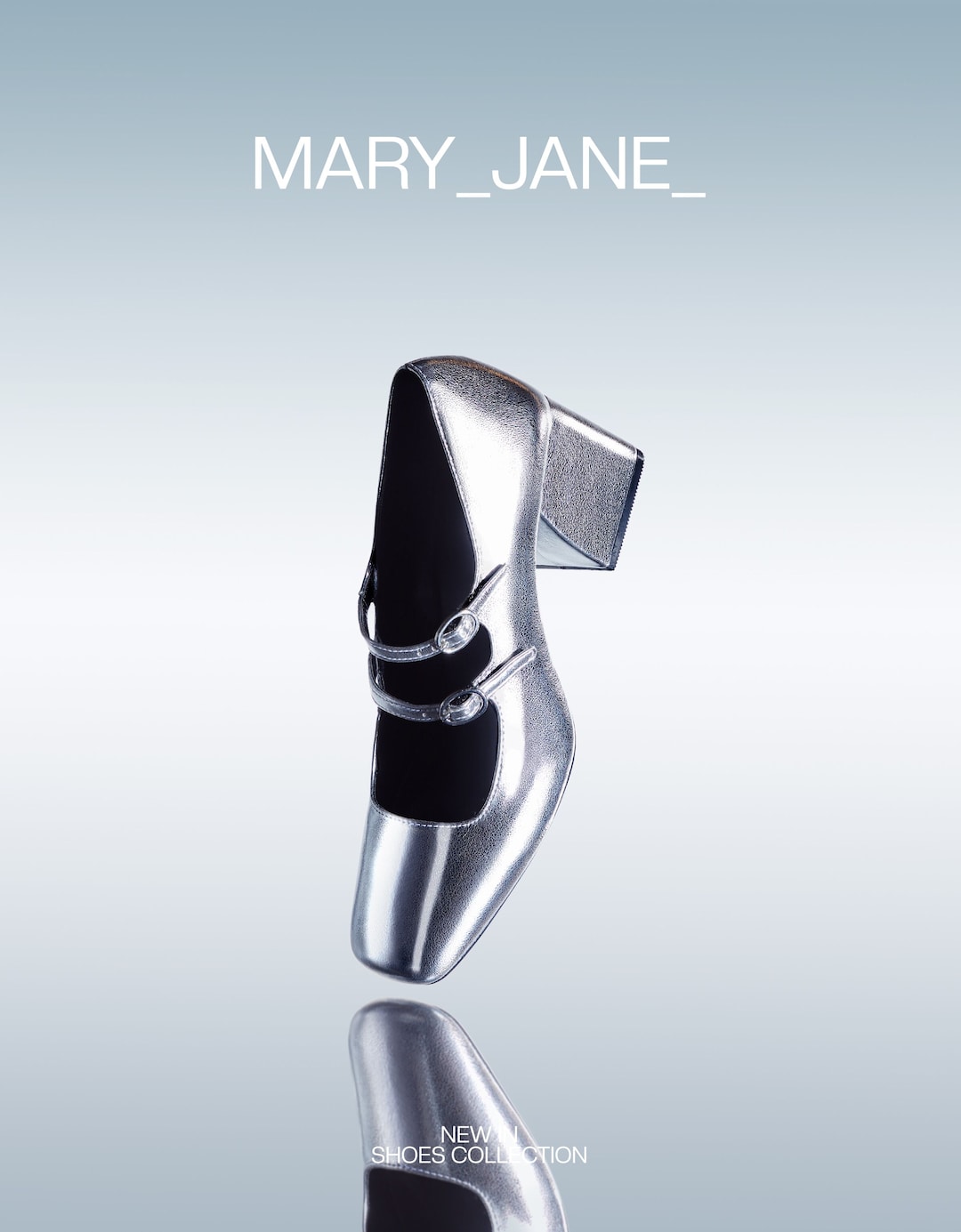 Schuhe mit breitem Absatz im Mary Jane-Stil