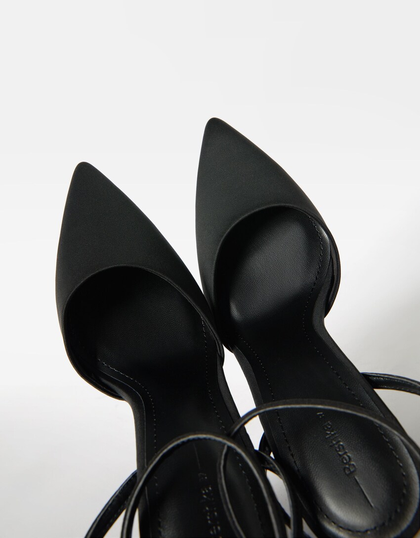 Heeled slingback strap shoes - Women | Bershka