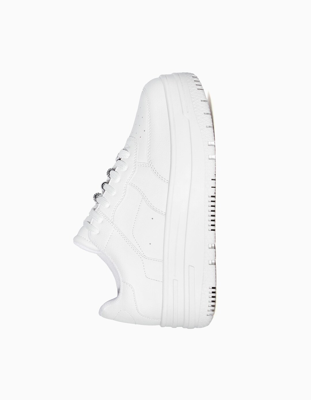 Rhinestone platform trainers