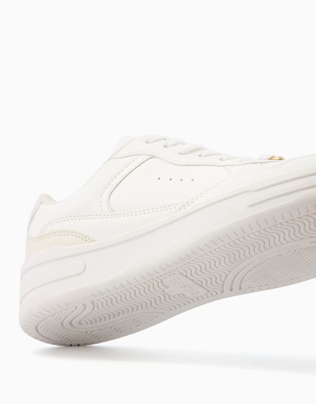 Sneaker mit Metallverzierung-Weiss-2