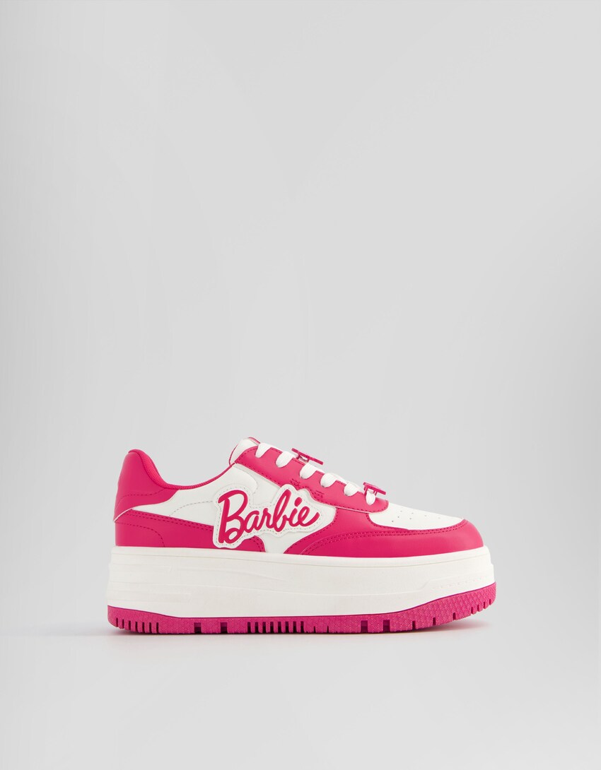 Sneaker Barbie mit Plateau-Fuchsia-4