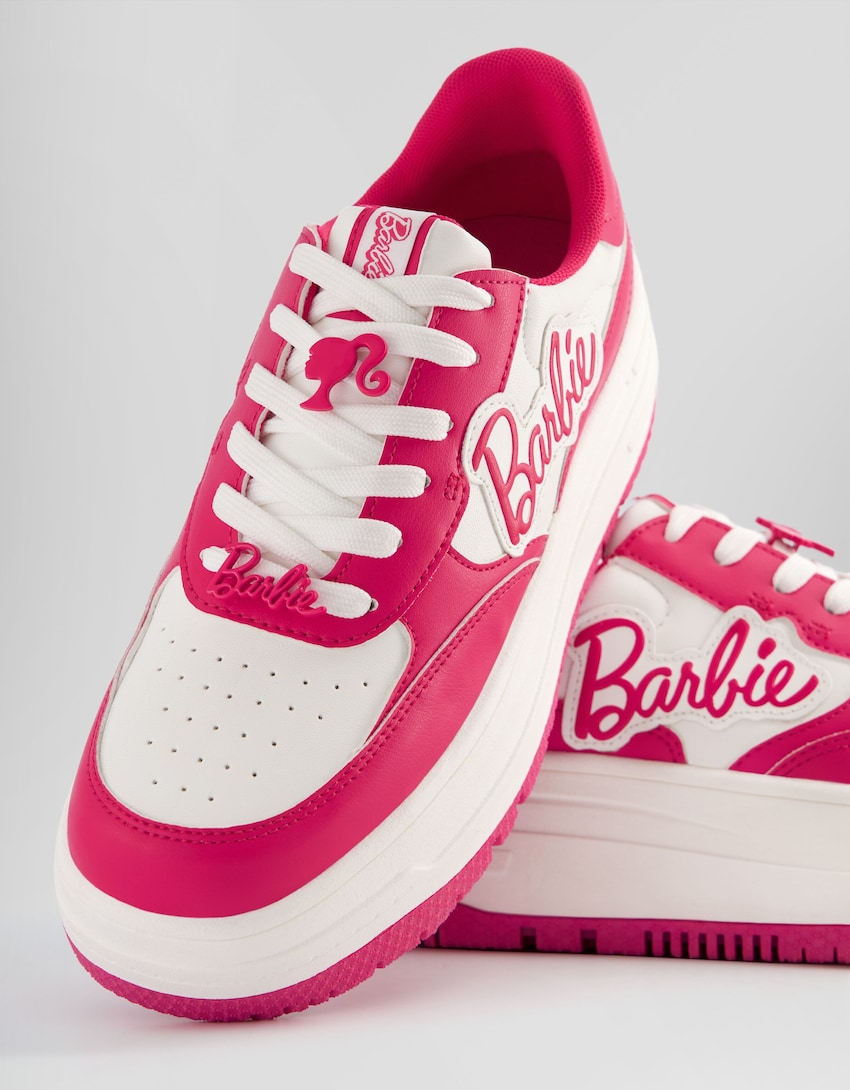 Sneaker Barbie mit Plateau-Fuchsia-1