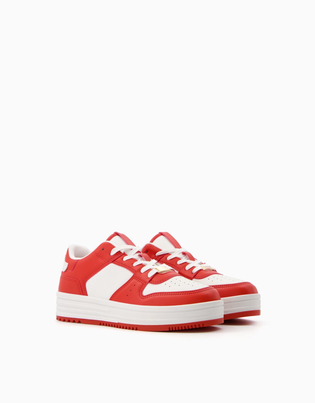 Zapatillas combinadas Zapatos Mujer Bershka