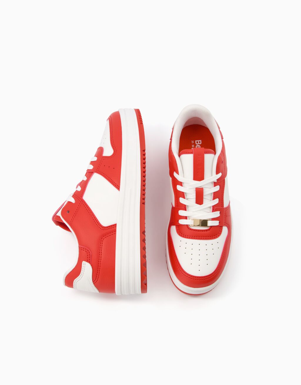 Contrast trainers - Shoes - Women | Bershka Contrast trainers - Shoes - Women