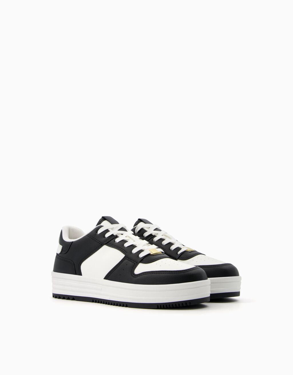 Zapatillas combinadas Zapatos Mujer Bershka