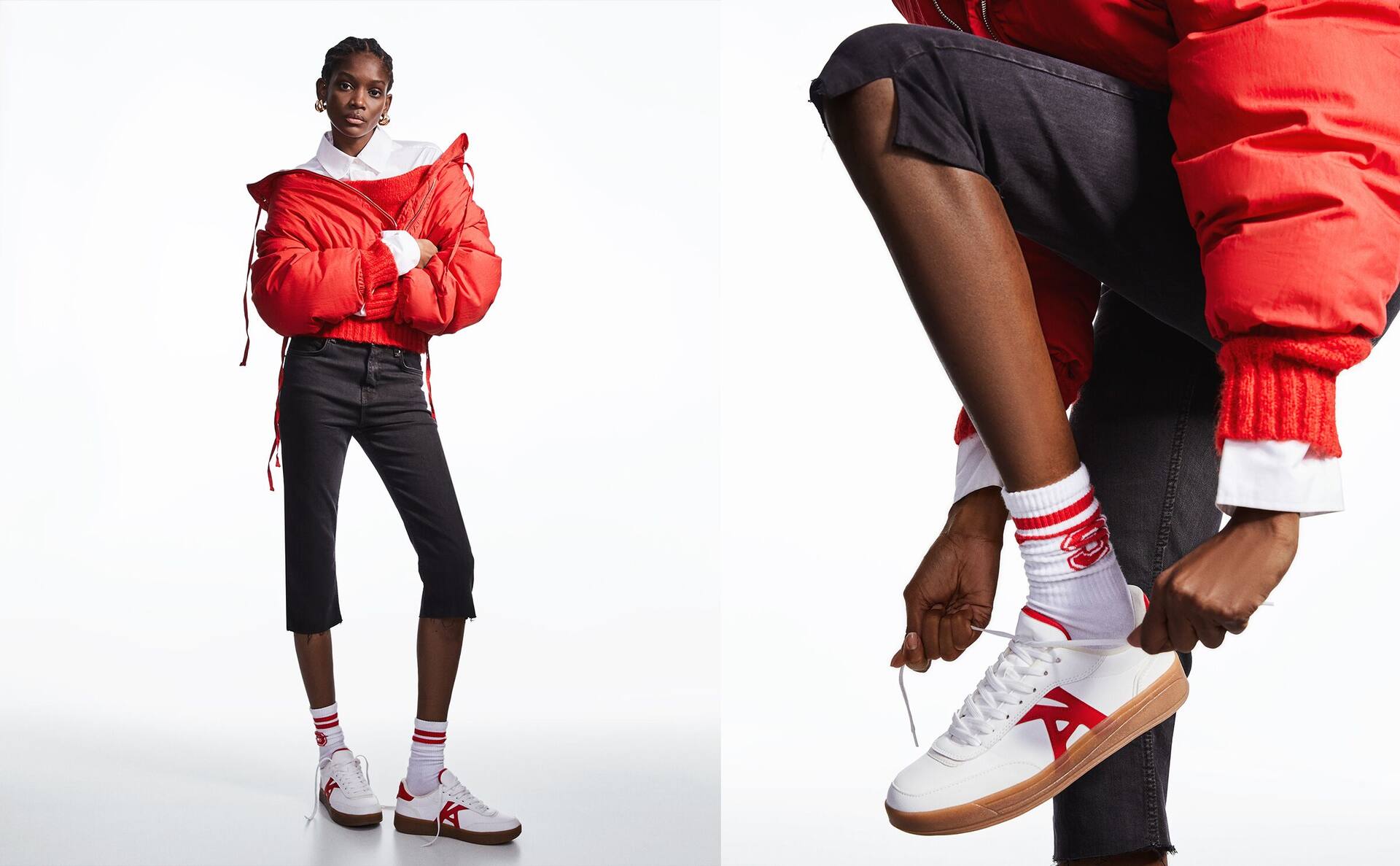 Retro-style trainers
