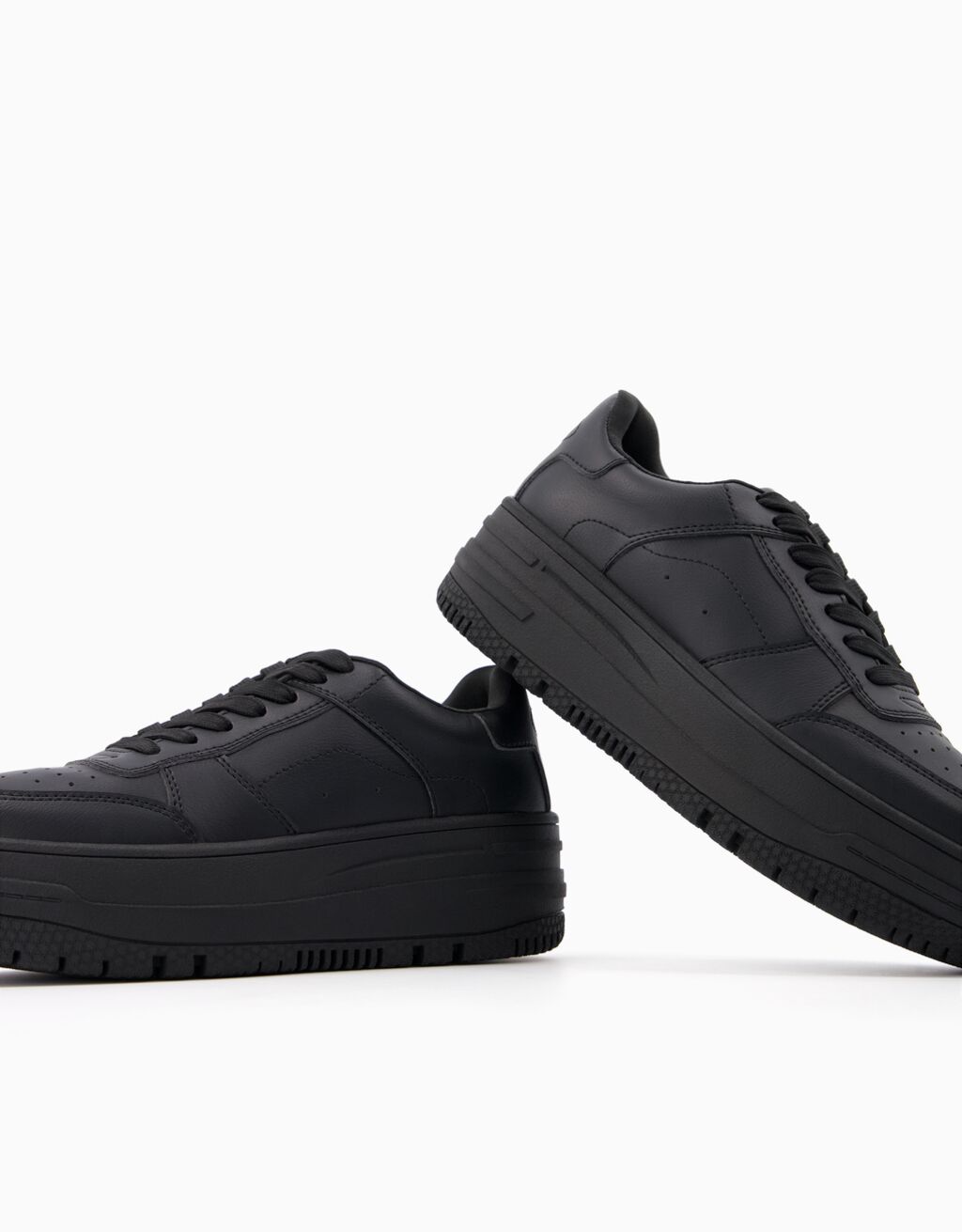 bershka platform trainers