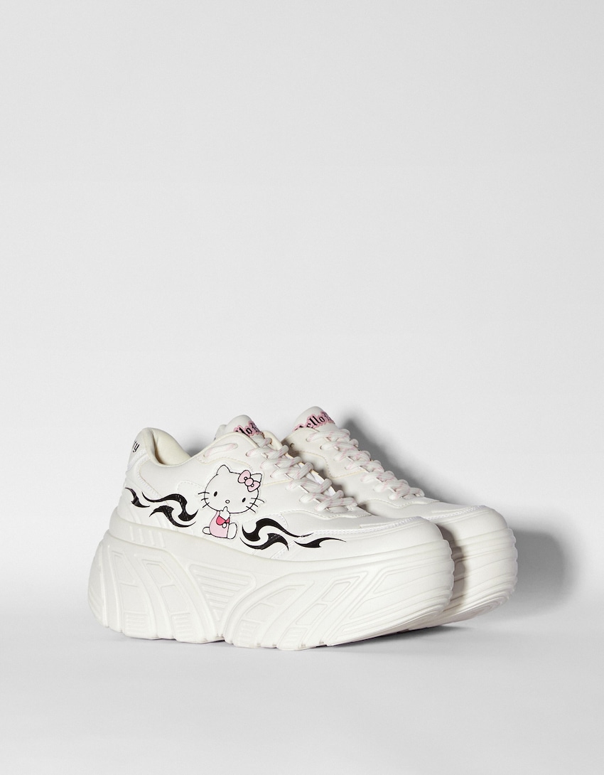 Hohe Sneaker Hello Kitty-Weiss-1