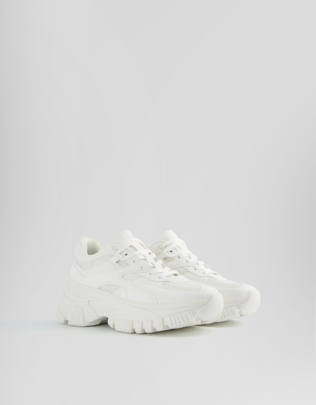 Chunky mesh sales trainers