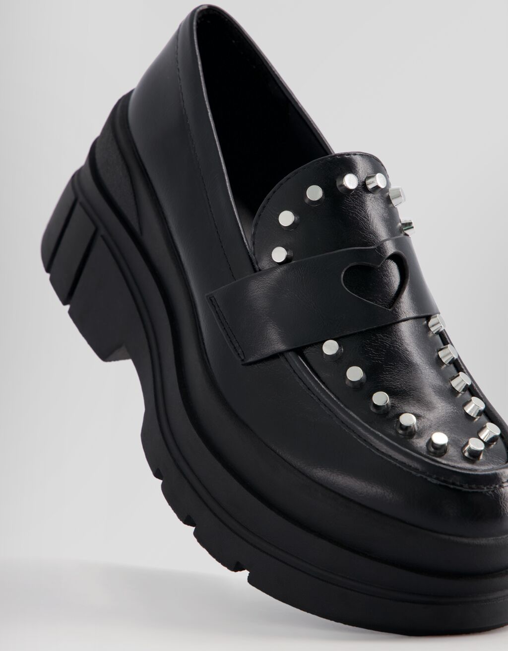 Studded loafers on sale