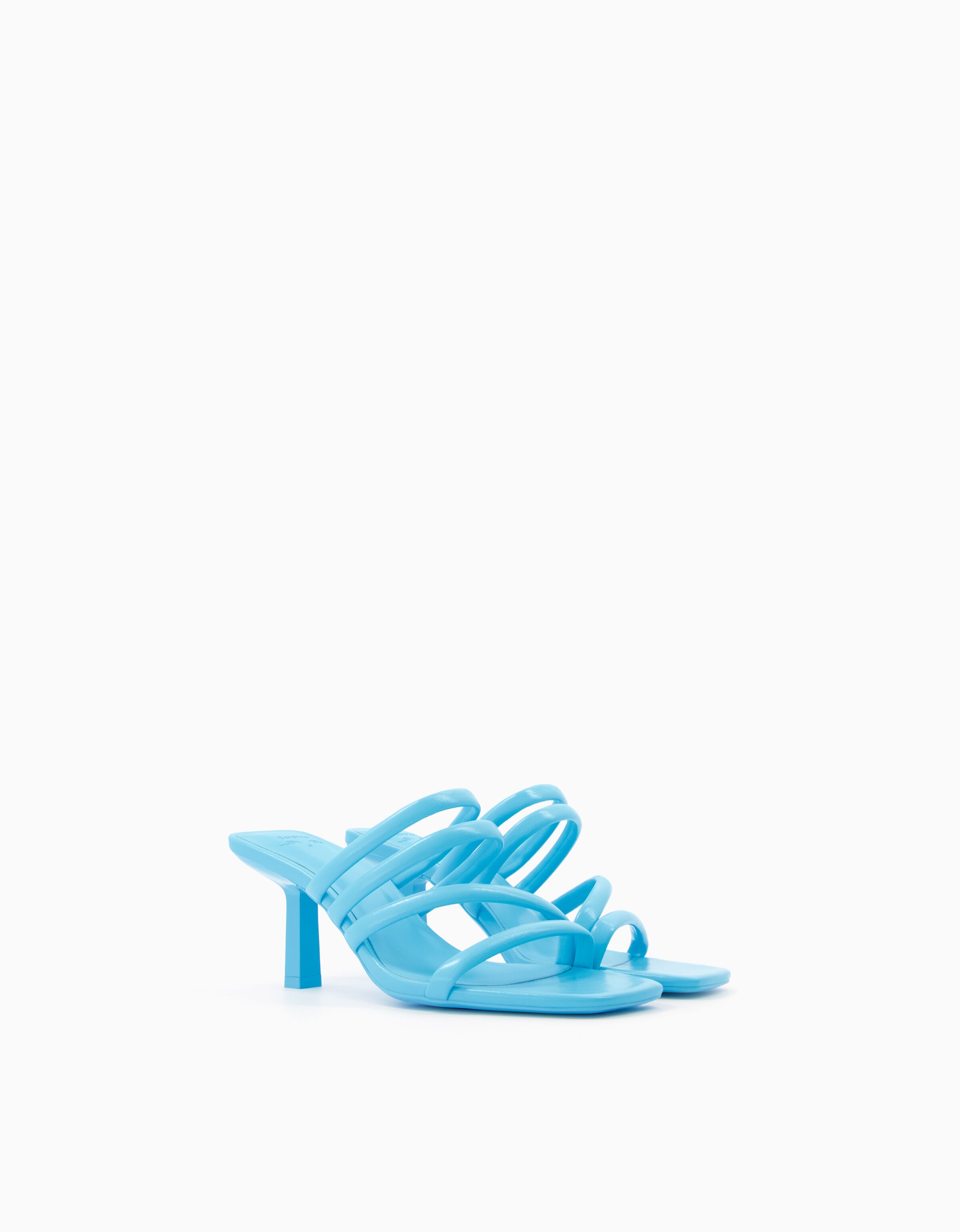 Bershka white cheap sandals