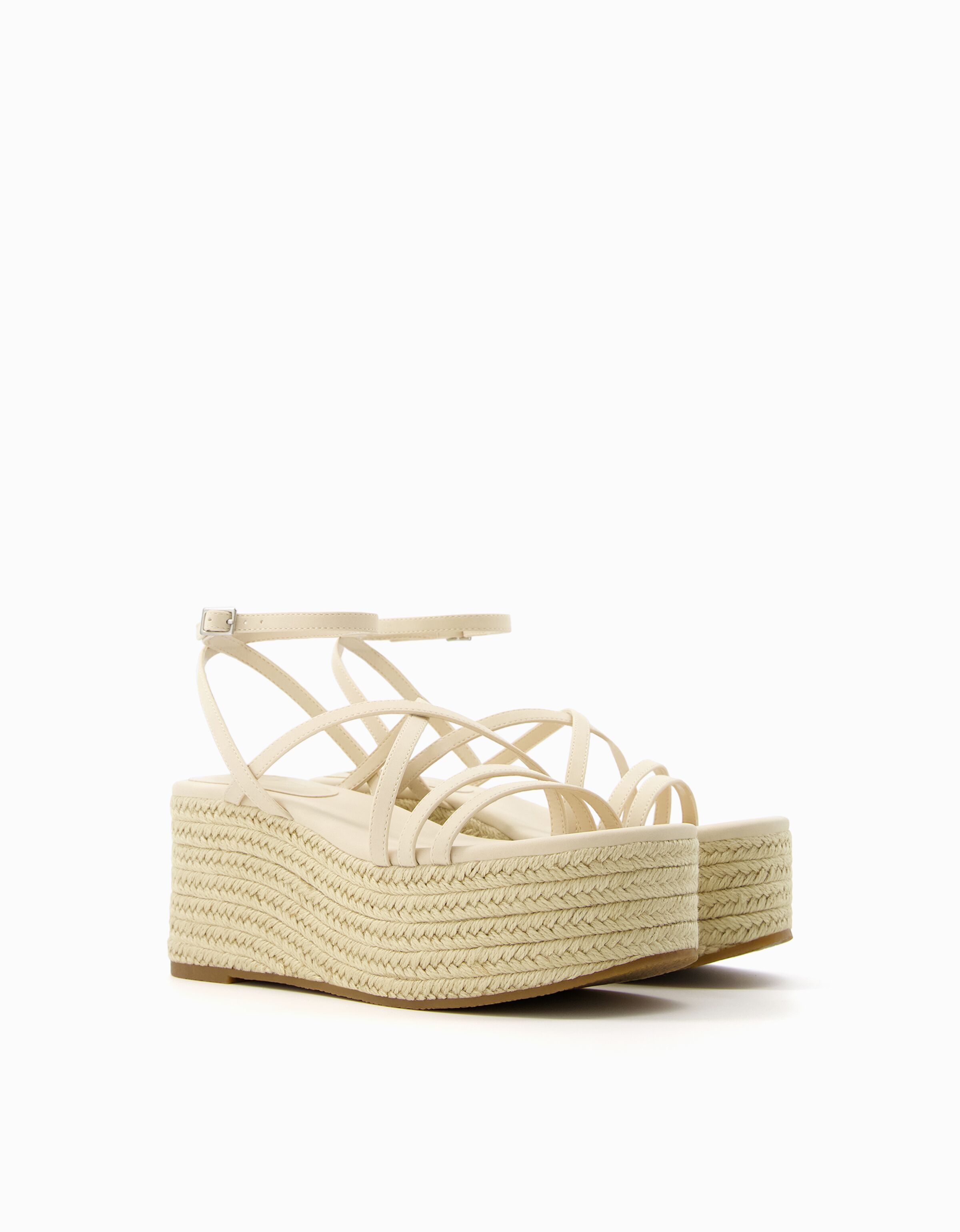 Platform jute sales sandals