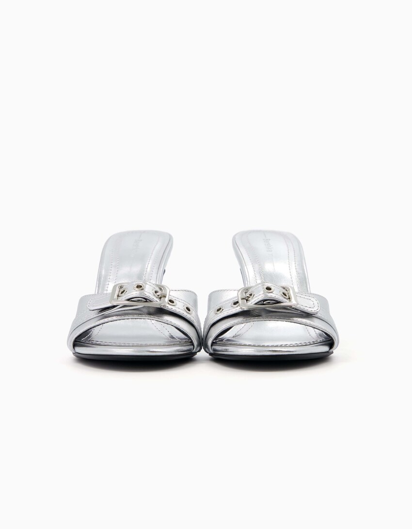 Sandale mit Metallic-Absatz-Silber-3