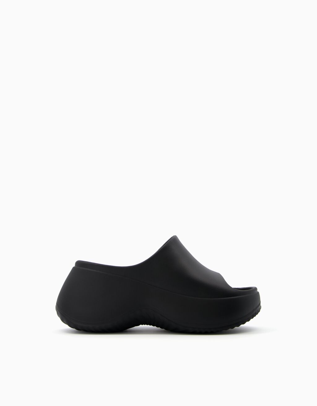 Sandalen mit Plateausohle-Schwarz-4