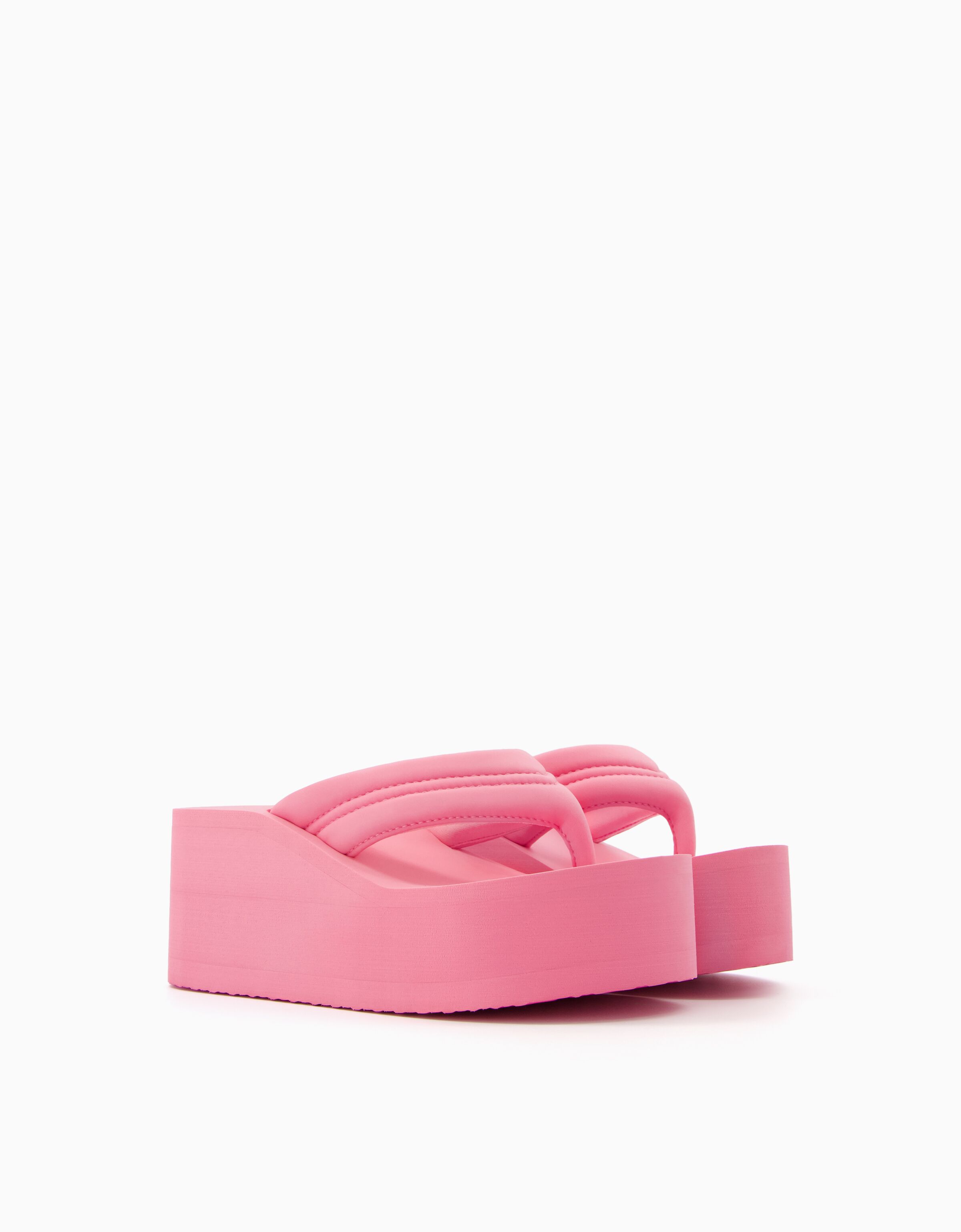 Sandalia plataforma acolchada Zapatos BSK Teen Bershka
