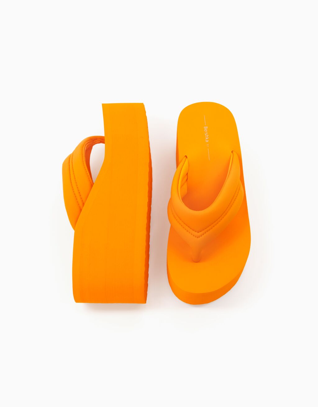 Quilted platform sandals - Women | Bershka