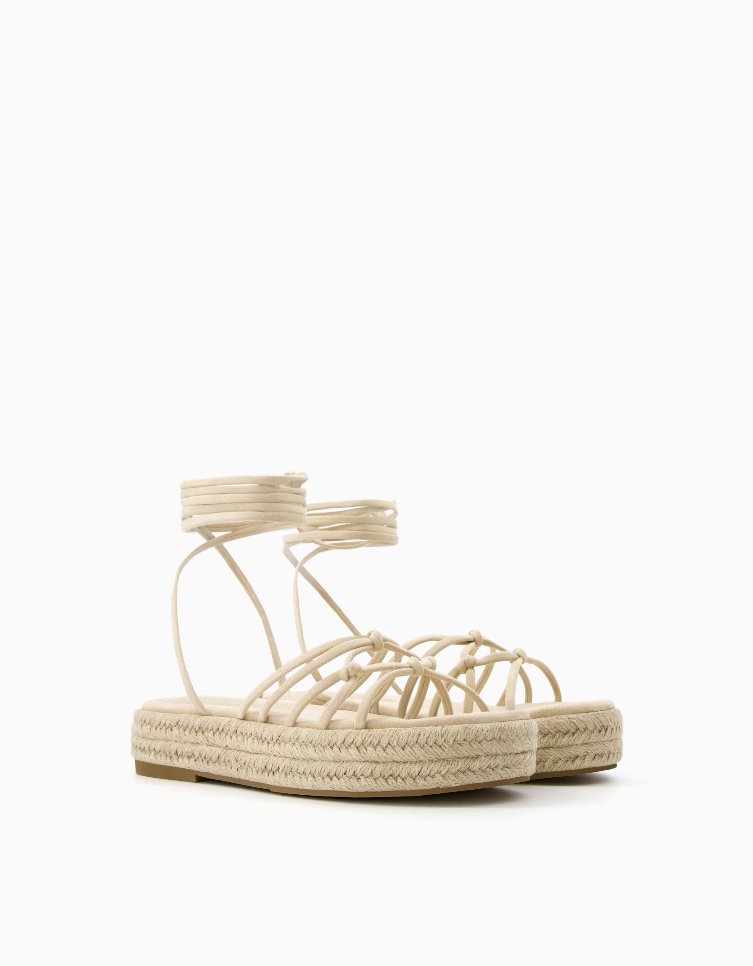 Bershka shop sandales plates