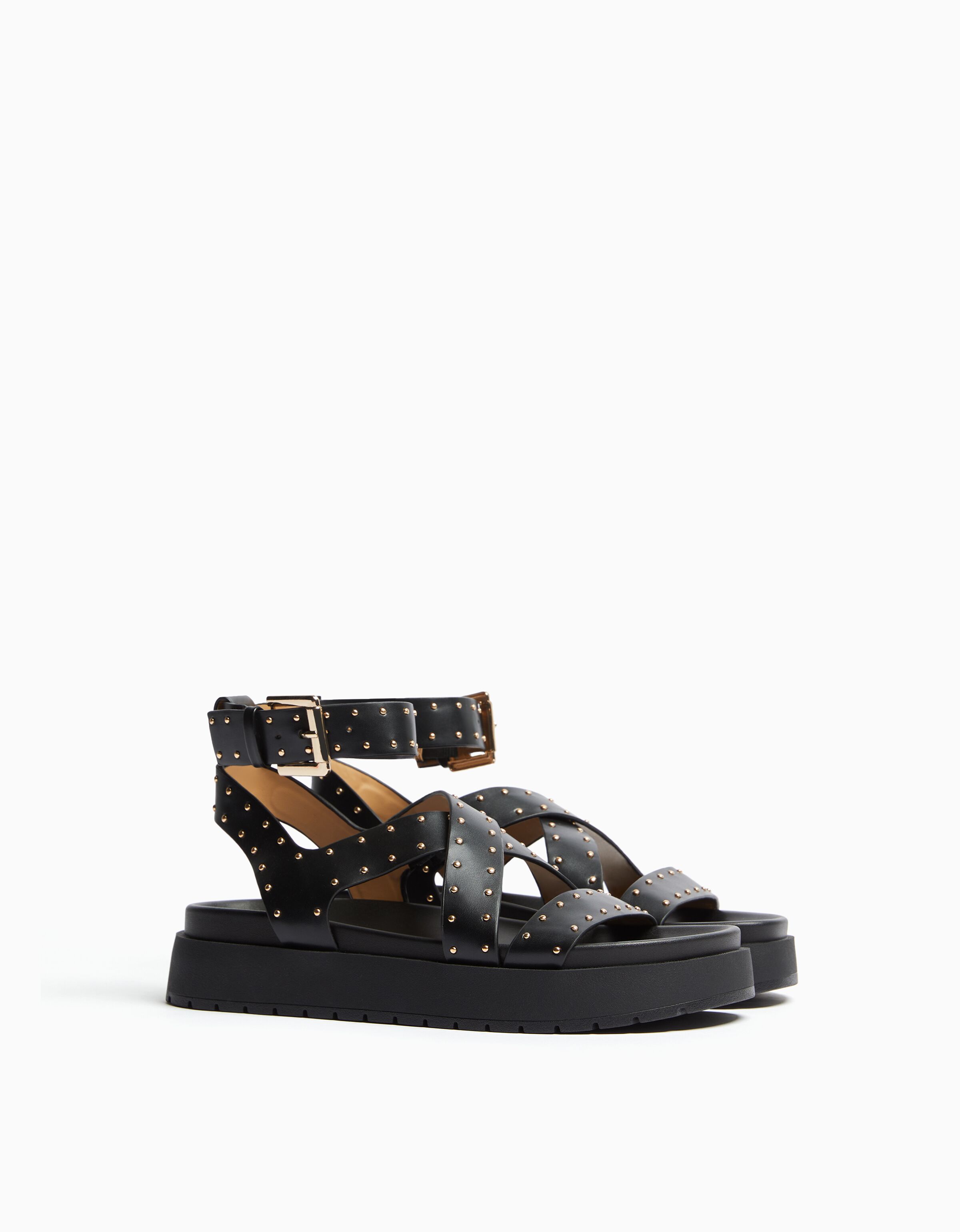 Sandali platform shop borchie