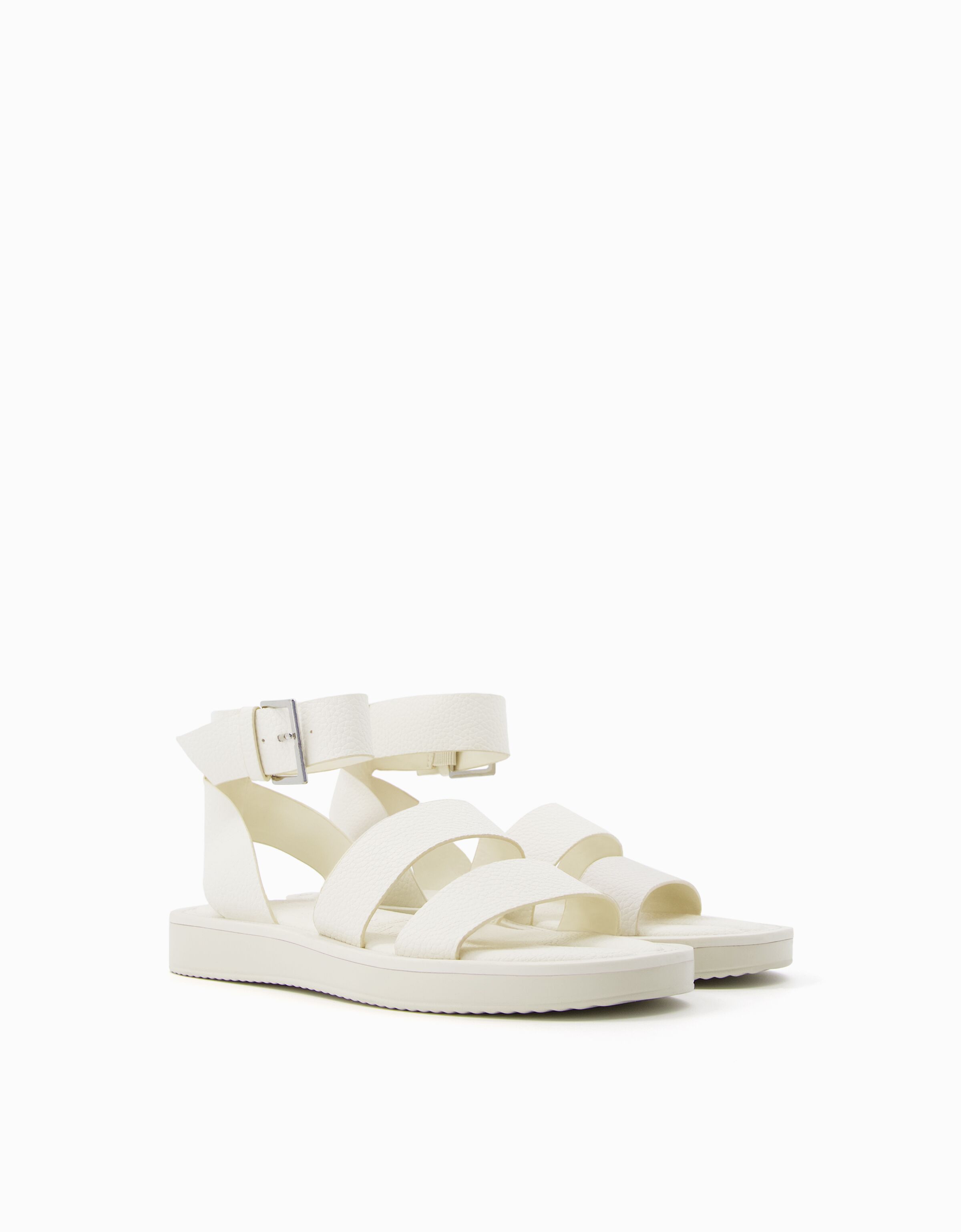 White cleated 2025 sandals