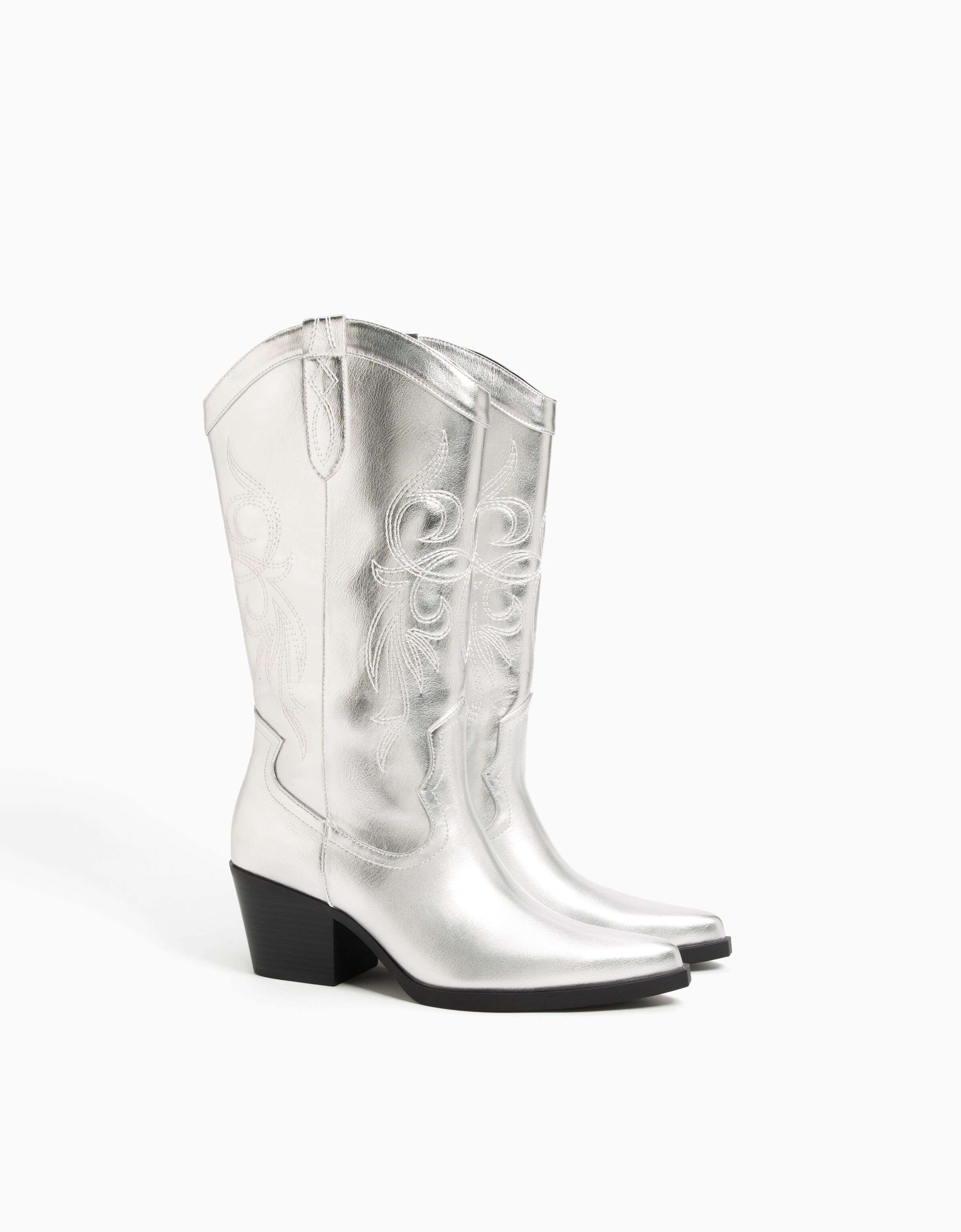 Botas cowboy tac n Zapatos Mujer Bershka
