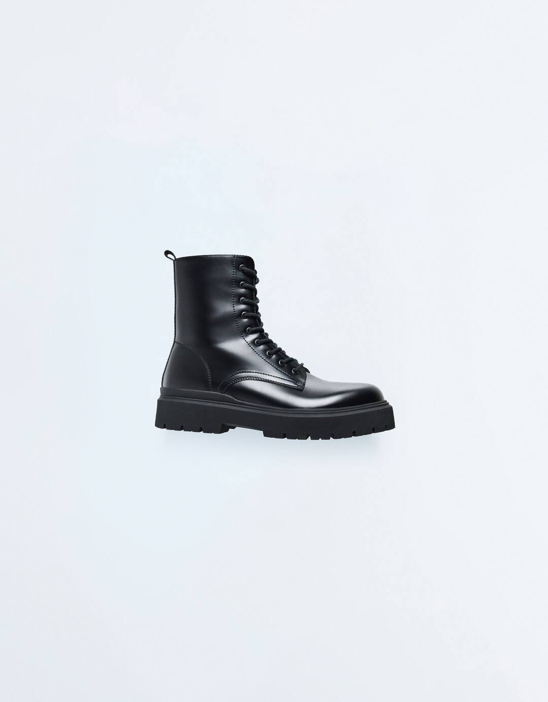 Men's track sole lace-up ankle boots