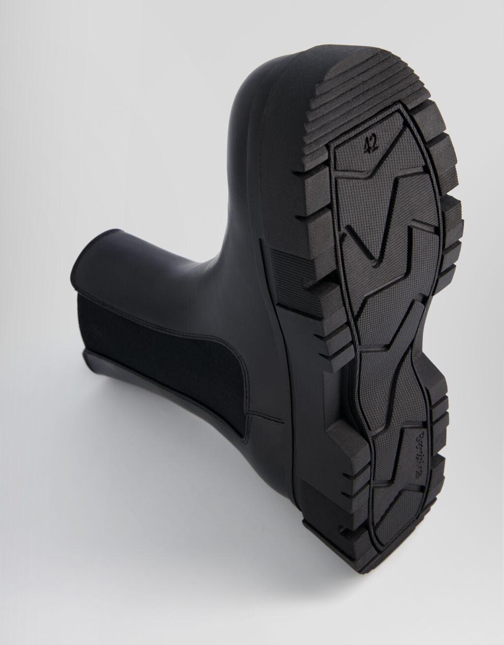 bershka track sole boots