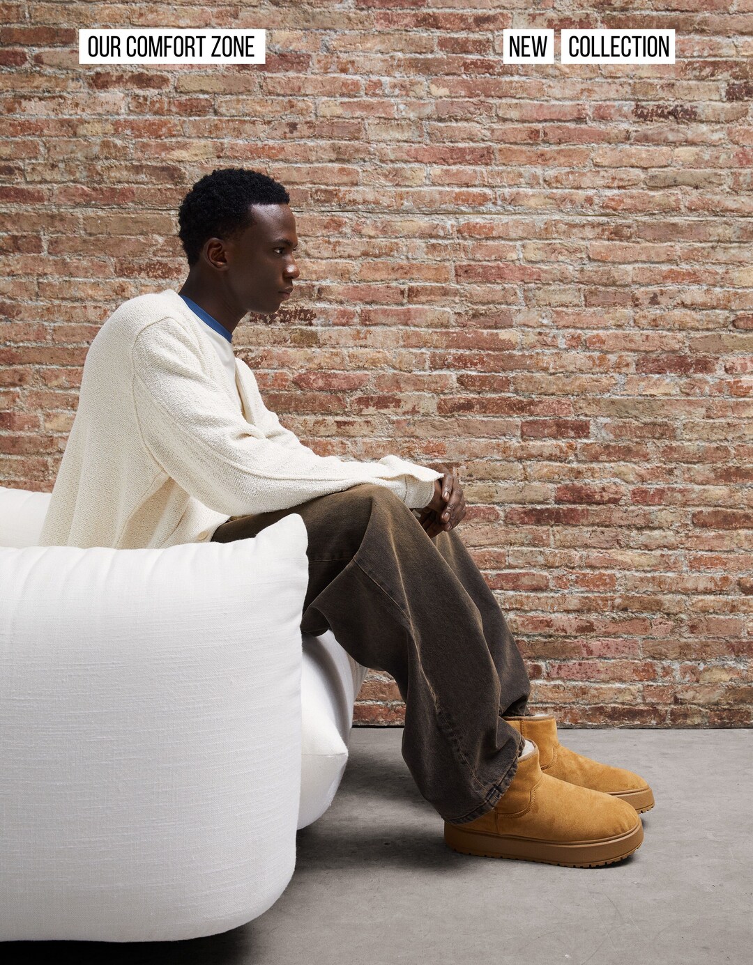 Herren-Stiefeletten mit Fellfutter