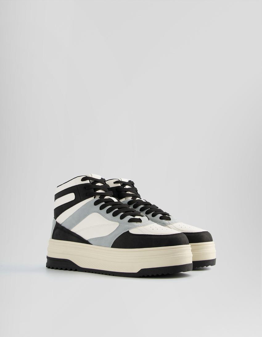 Sapatilhas abotinadas volume homem-Combinado-1