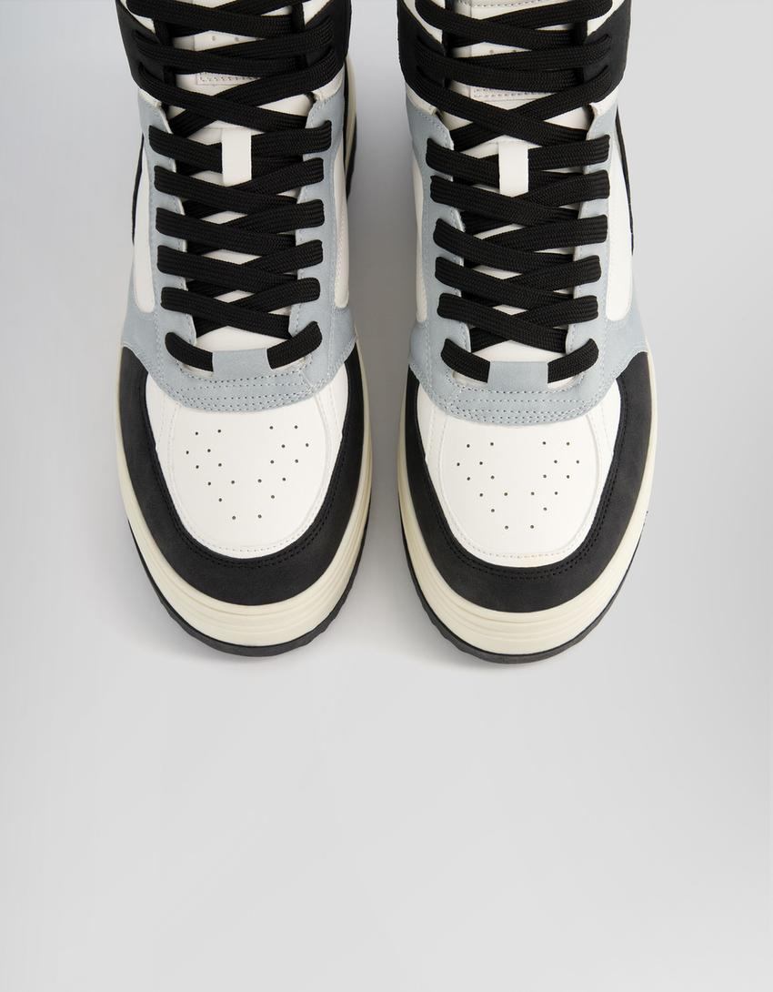 Sapatilhas abotinadas volume homem-Combinado-3