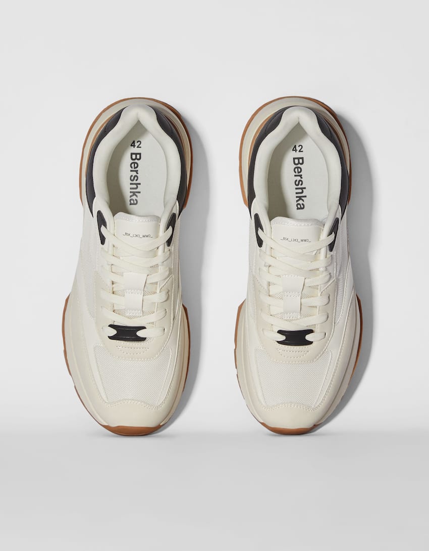 Sneakers mesh homme-Blanc-2